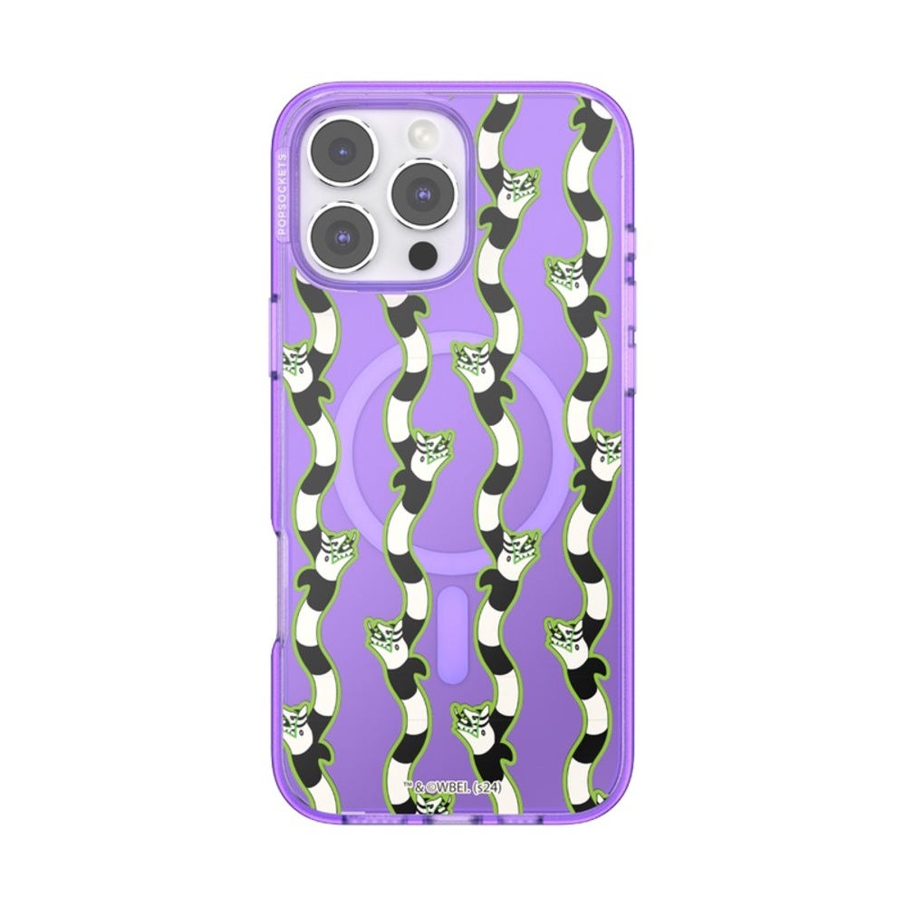 Beetlejuice iPhone 15 Pro Popsocket Phone Case MagSafe Sand Snakes